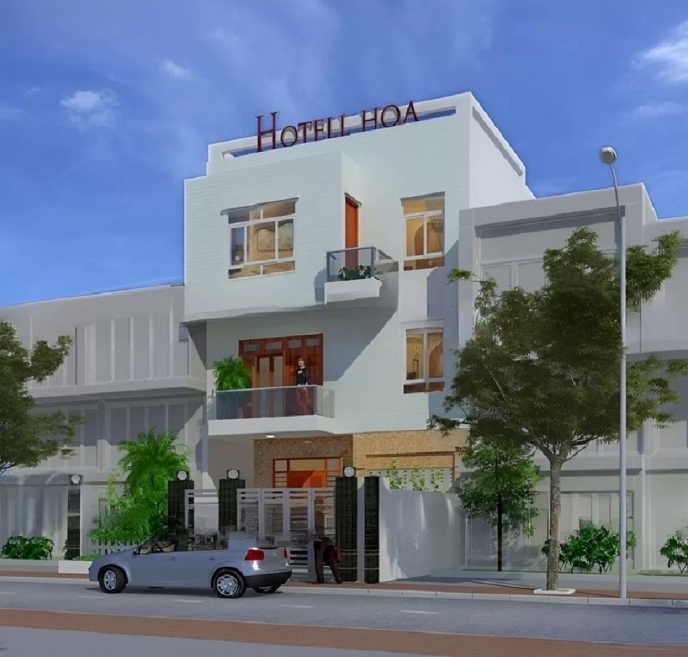 Mẫu khách sạn 3 sao mặt tiền hẹp