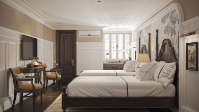 mẫu thiết kế khách sạn cổ điển đẹp, sang trọng và dễ vận hành