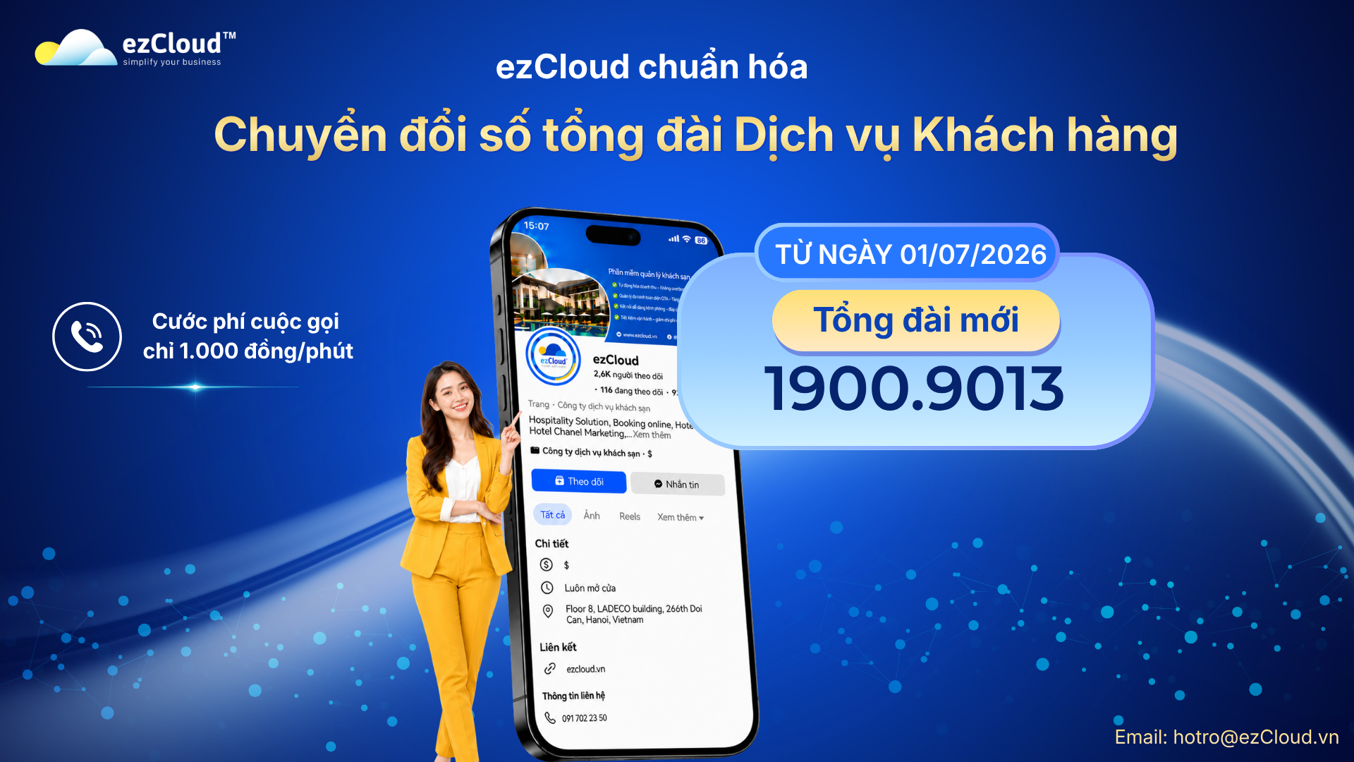 Chuyển đổi số tổng đài Dịch vụ Khách hàng