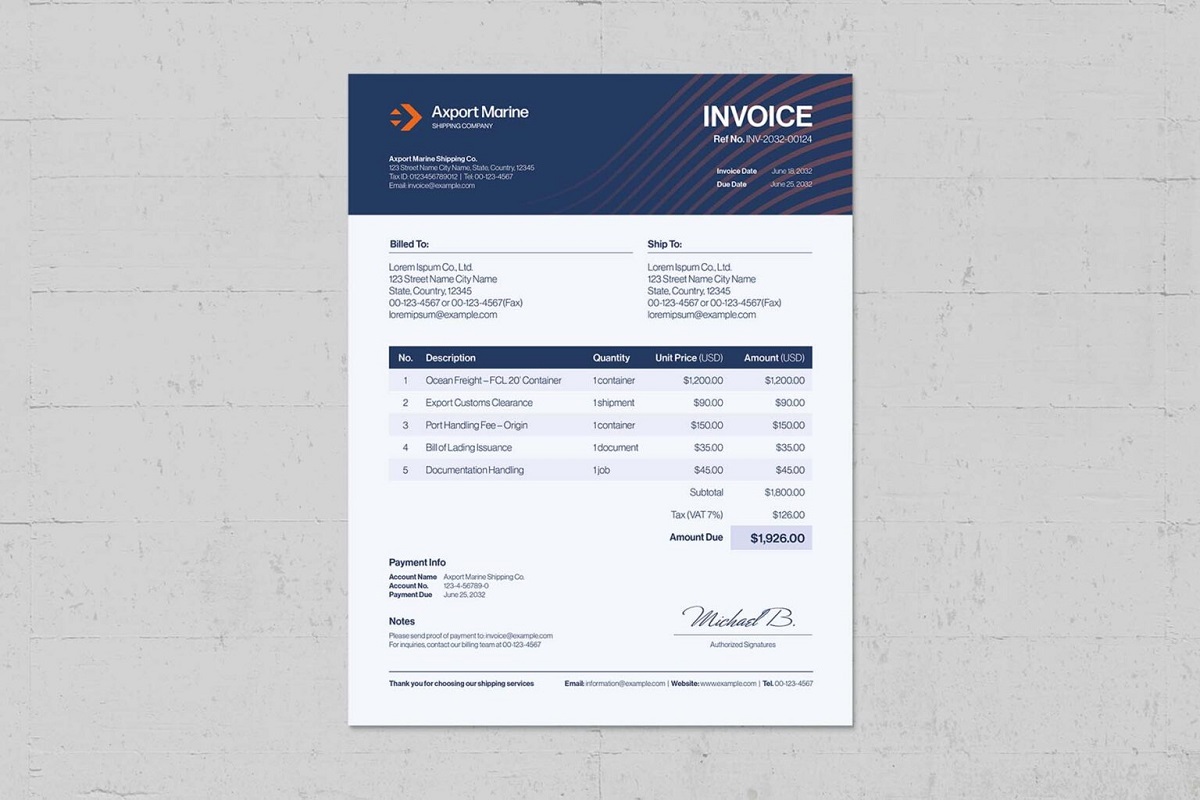 invoice